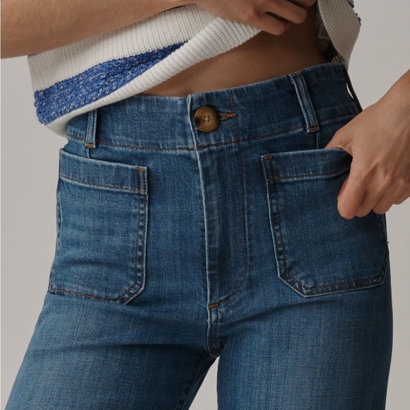 Maeve The Denim Colette Cropped Wide Leg Jean - Picture 9 of 9